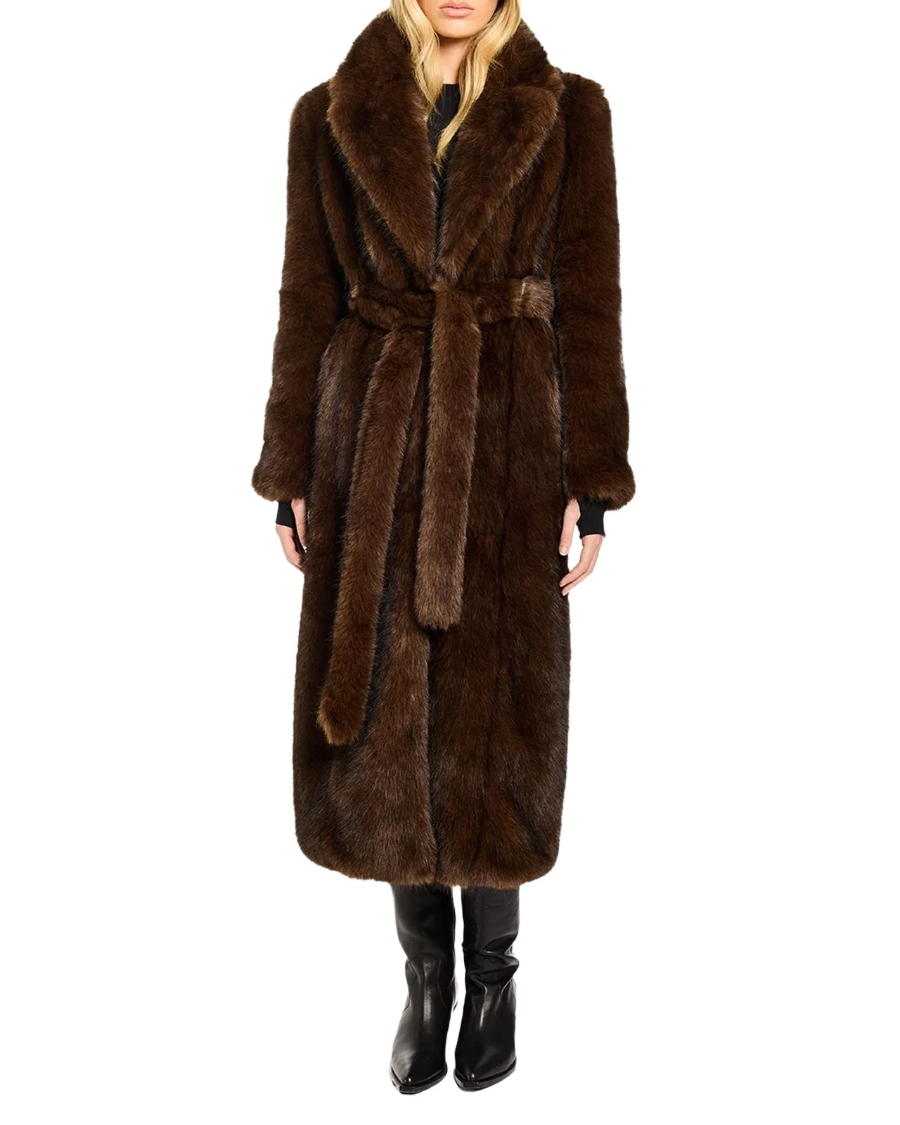 Sam. Natalia Faux Fur Coat