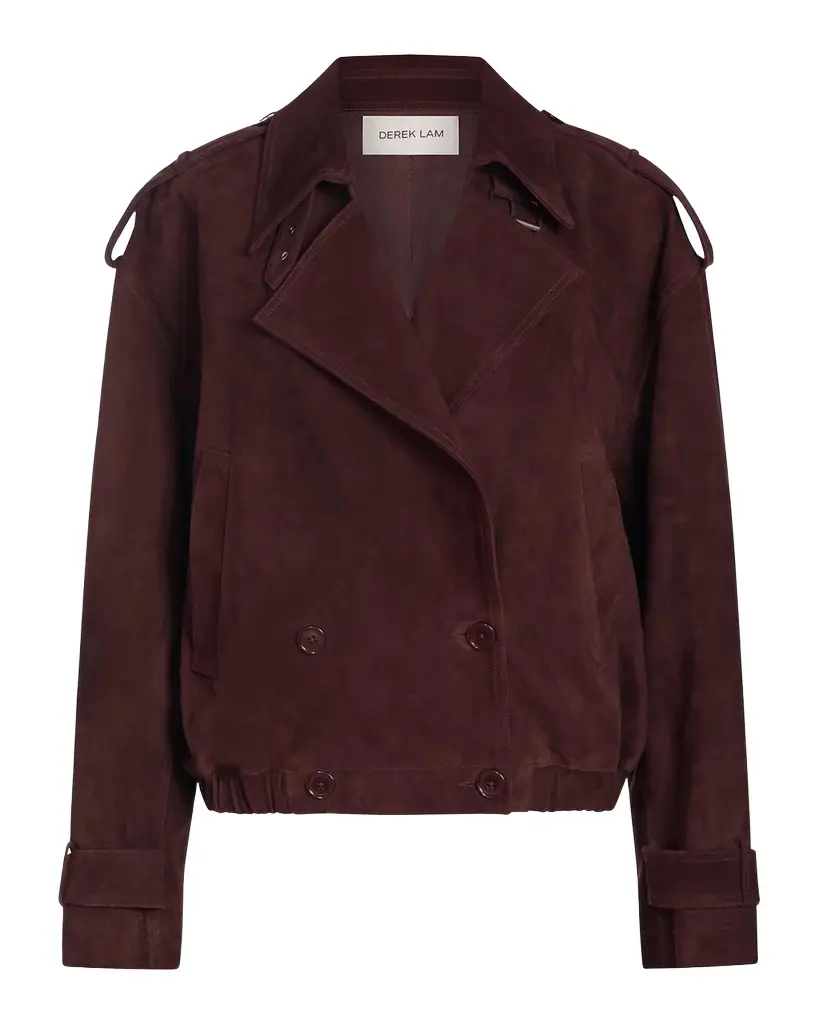 Luxe Goat Suede Double-Breasted Jacket Luxe Goat Suede Double-Breasted Jacket