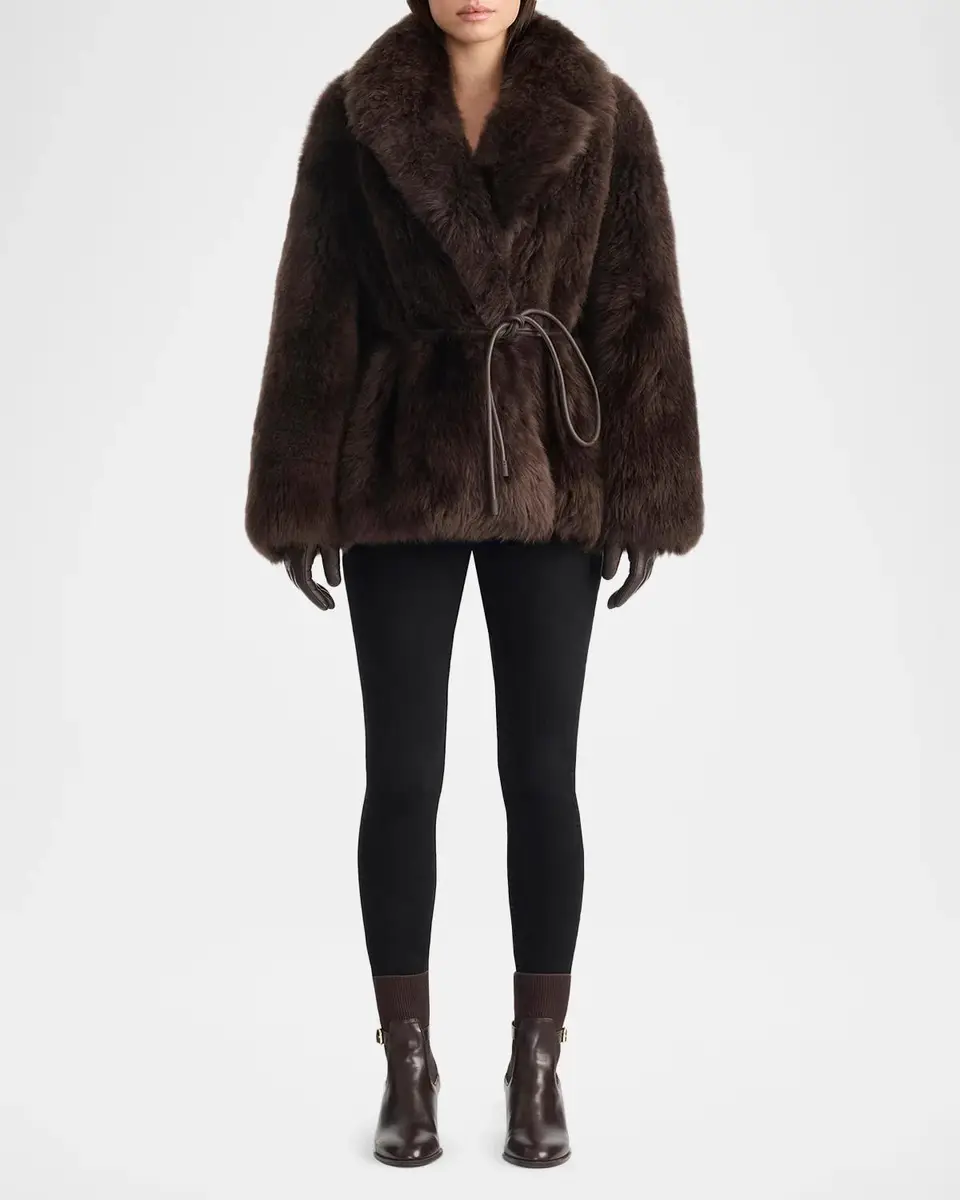 Mackage Ali Oversized Shearling Coat | Thumbnail 2 Mackage Ali Oversized Shearling Coat | Thumbnail 2