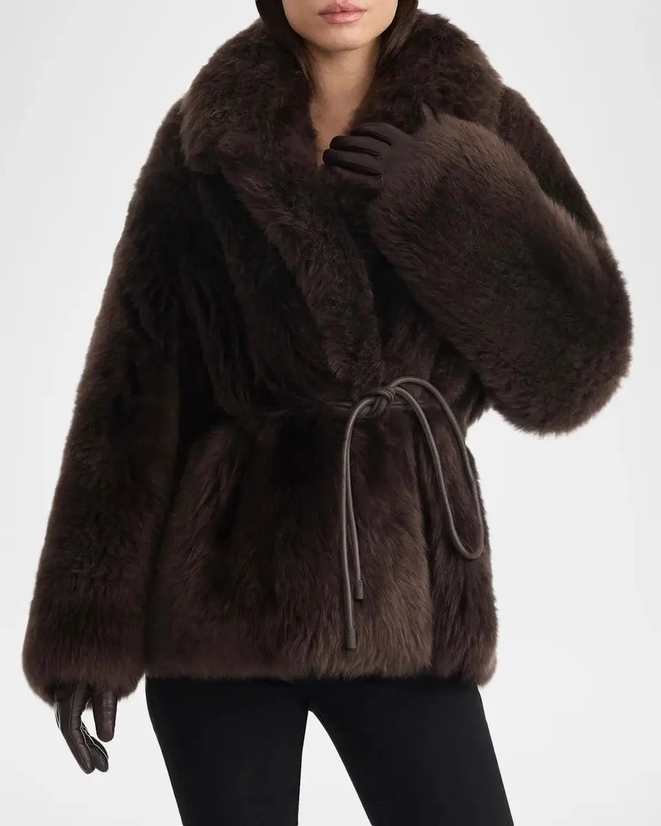 Mackage Ali Oversized Shearling Coat | Thumbnail 4 Mackage Ali Oversized Shearling Coat | Thumbnail 4