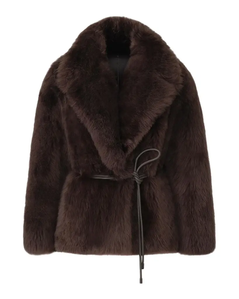 Ali Oversized Shearling Coat