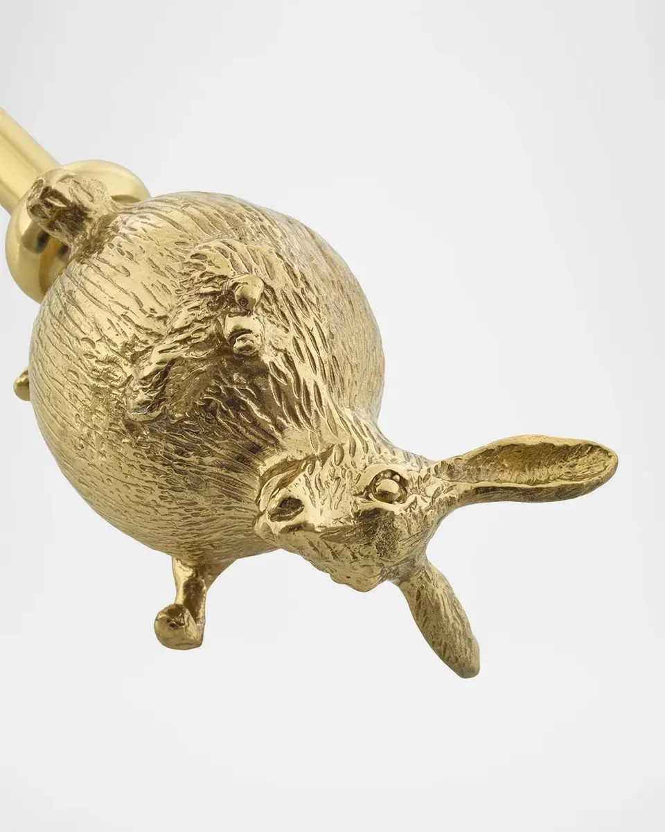 John-Richard Collection Brass Bunny Shoehorn | Thumbnail 2