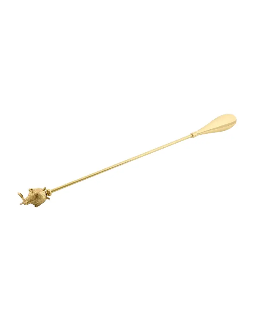 John-Richard Collection Brass Bunny Shoehorn