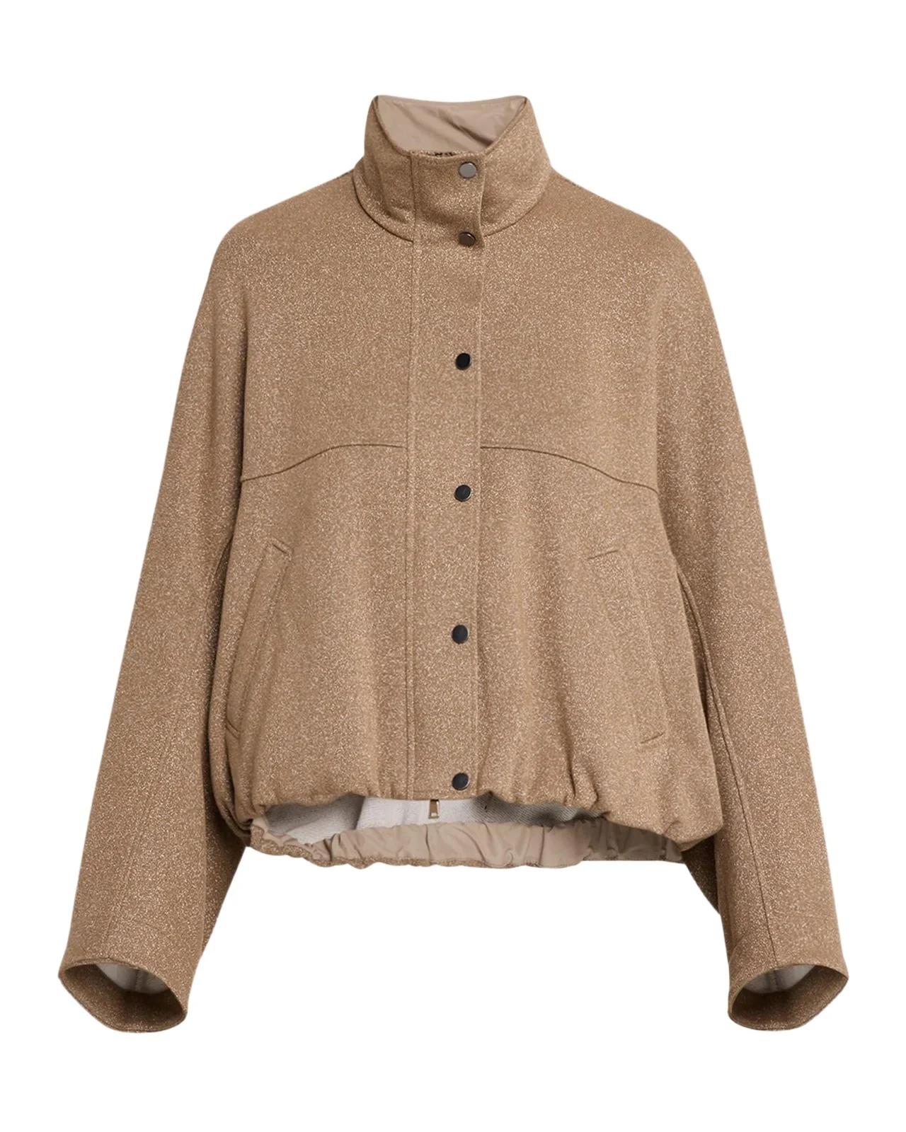 Sparkling Fleece Snap-Button Track Jacket Sparkling Fleece Snap-Button Track Jacket
