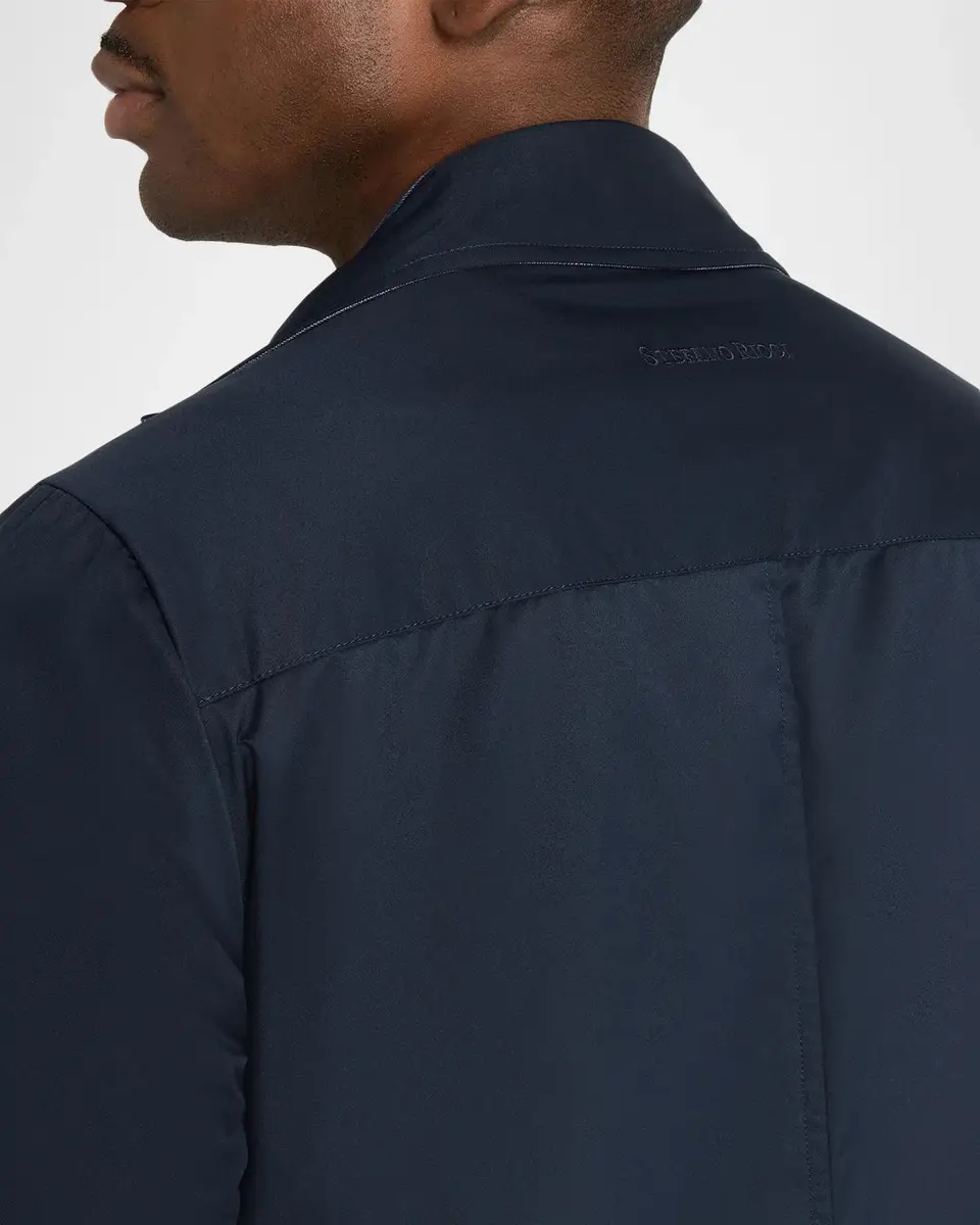 Stefano Ricci Men's Reversible Denim-Effect Overshirt | Thumbnail 5 Stefano Ricci Men's Reversible Denim-Effect Overshirt | Thumbnail 5
