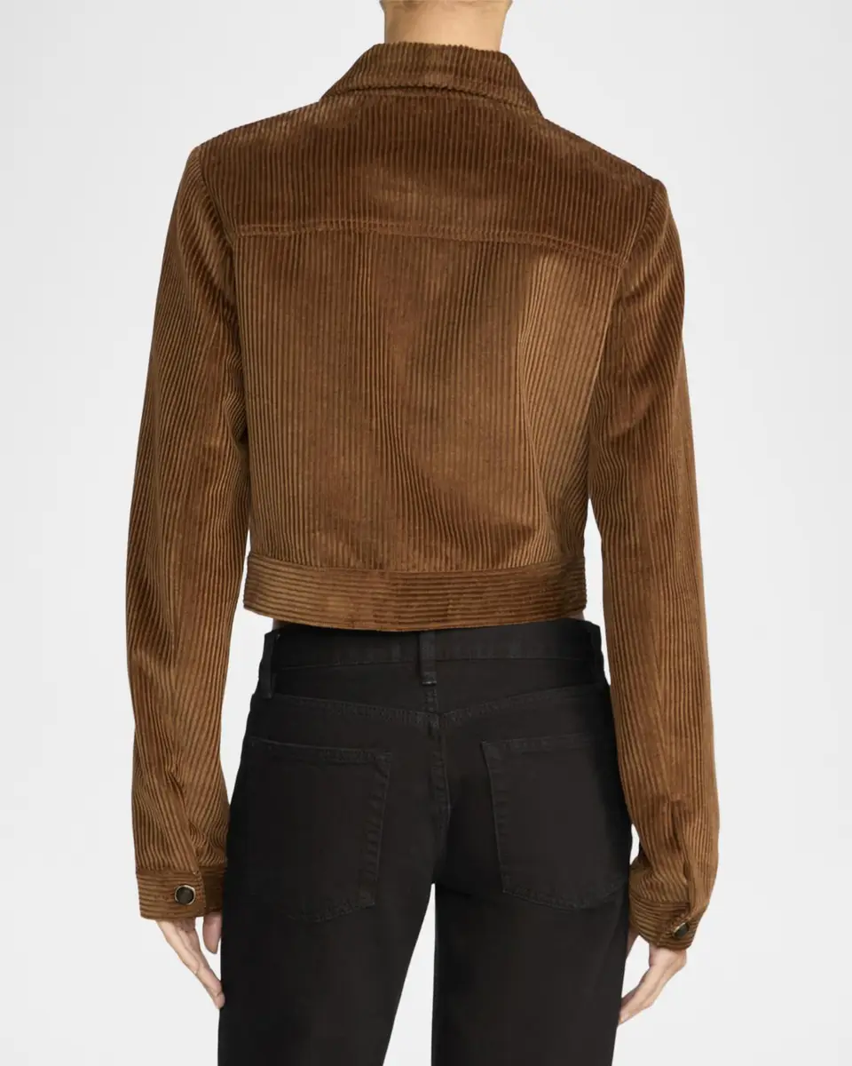 Frame The Small Cotton Corduroy Jacket | Thumbnail 3 Frame The Small Cotton Corduroy Jacket | Thumbnail 3