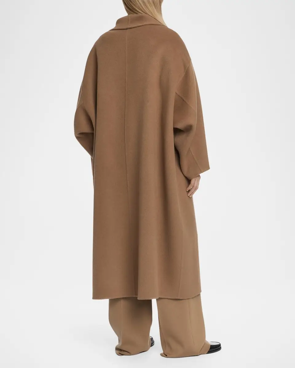 Malo Double-Breasted Cashmere Straight Fit Overcoat | Thumbnail 3 Malo Double-Breasted Cashmere Straight Fit Overcoat | Thumbnail 3