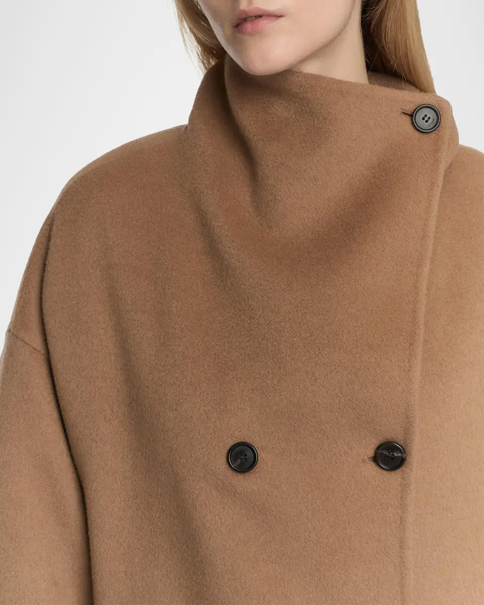 Malo Double-Breasted Cashmere Straight Fit Overcoat | Thumbnail 5 Malo Double-Breasted Cashmere Straight Fit Overcoat | Thumbnail 5