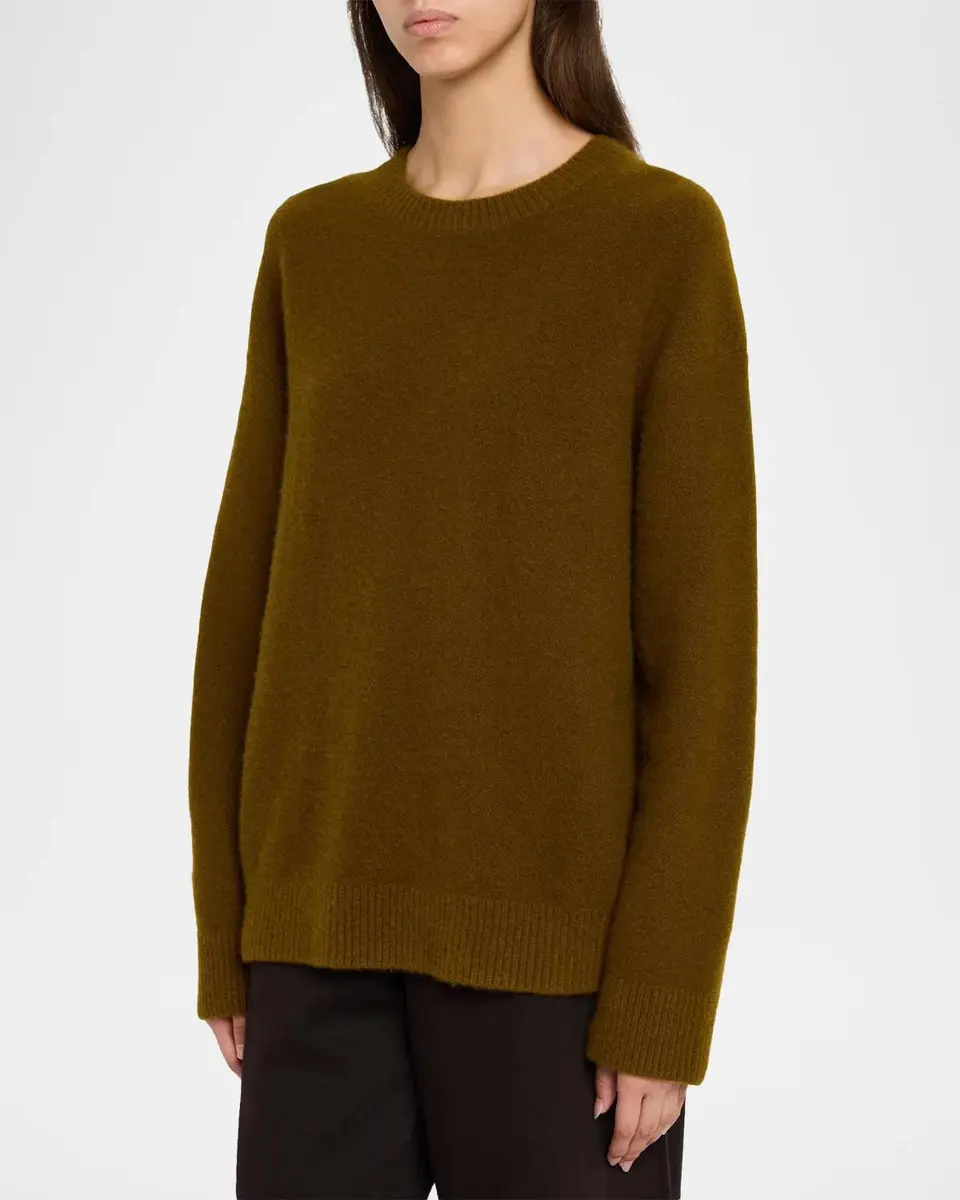 Vince Boiled Cashmere Crewneck Sweater | Thumbnail 4 Vince Boiled Cashmere Crewneck Sweater | Thumbnail 4