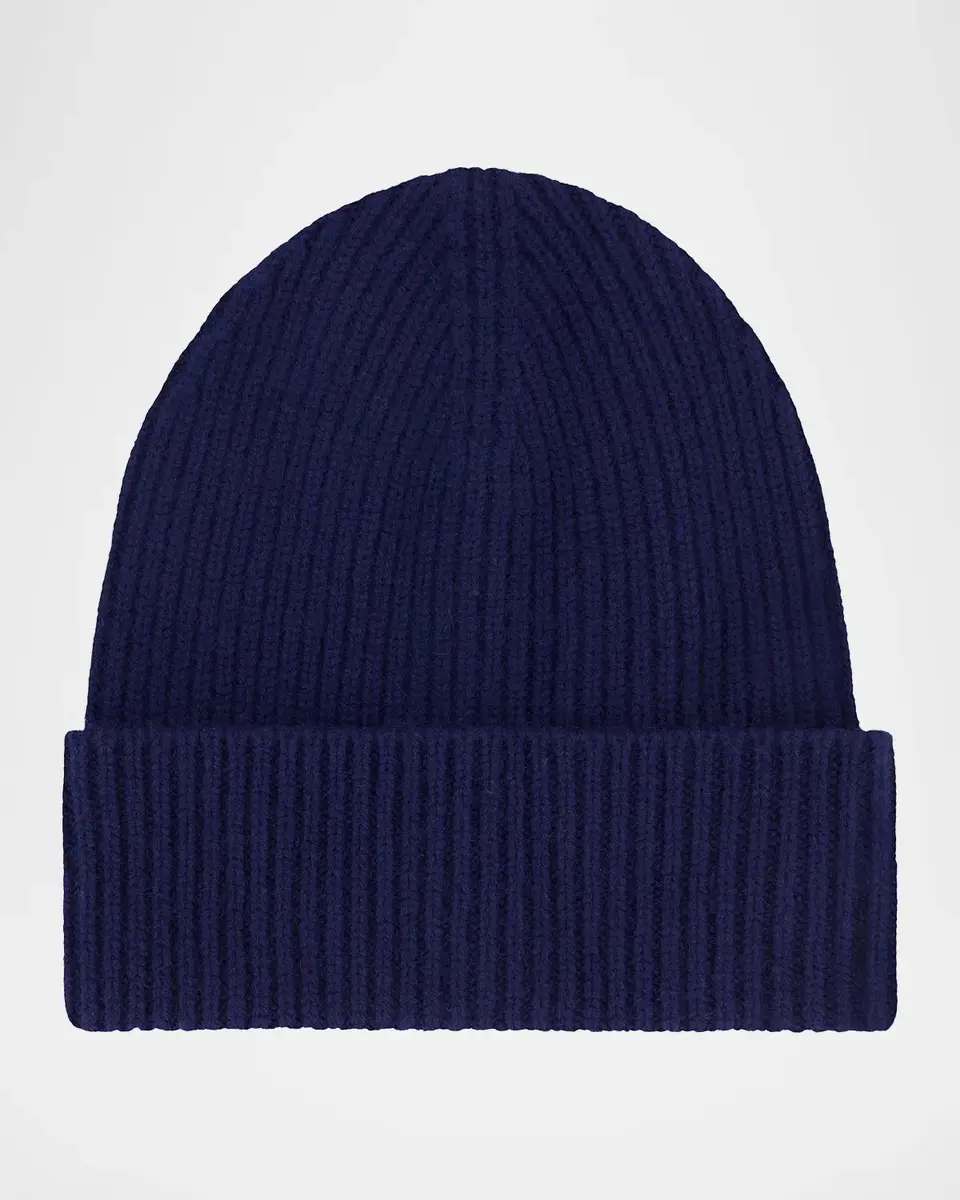 Gorski Men's Ribbed Cashmere Beanie | Thumbnail 2