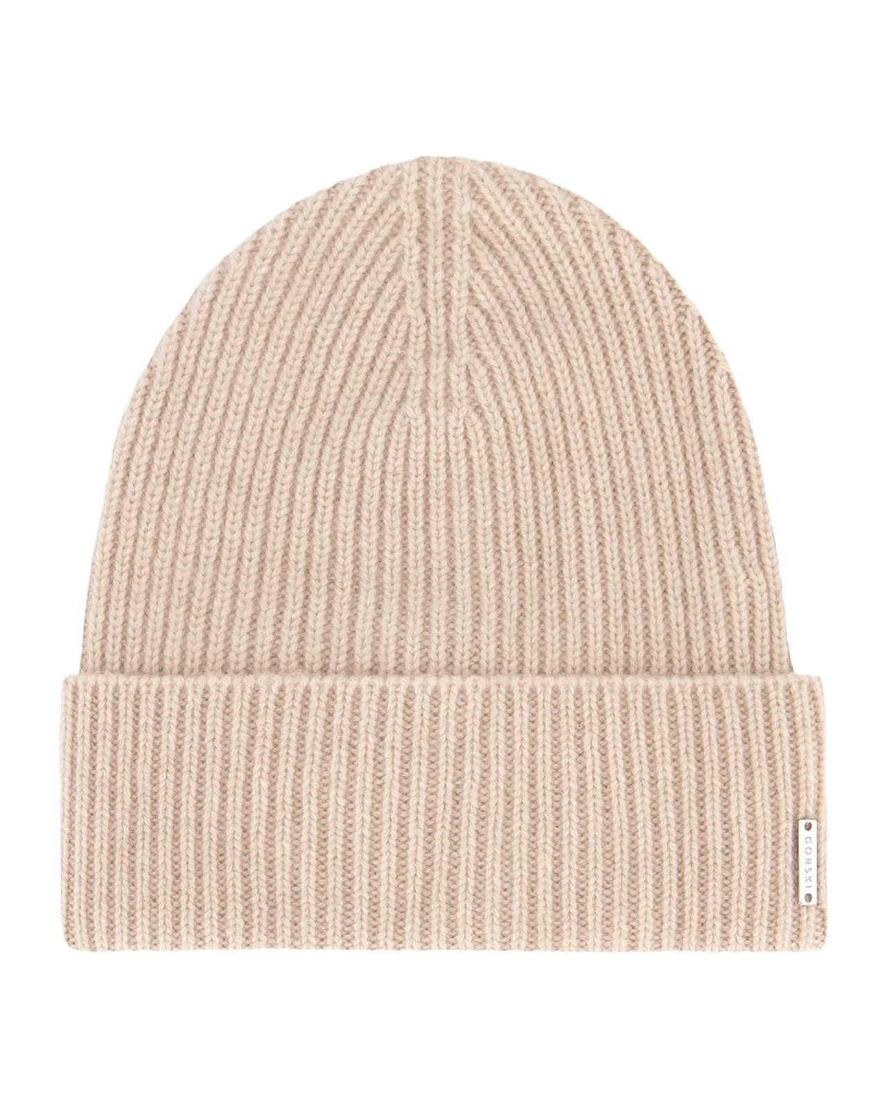 Men's Ribbed Cashmere Beanie