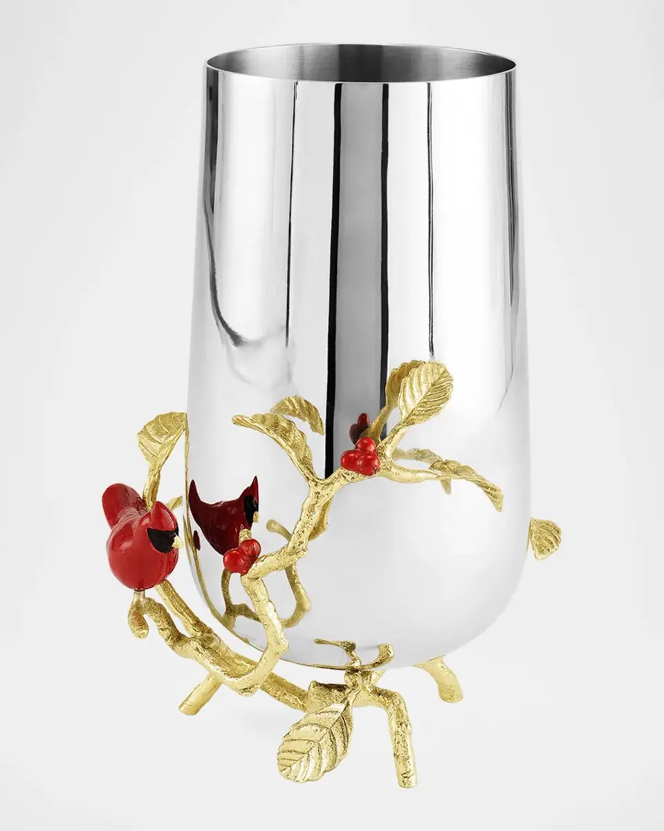 Michael Aram Cardinal Medium Vase | Thumbnail 2 Michael Aram Cardinal Medium Vase | Thumbnail 2
