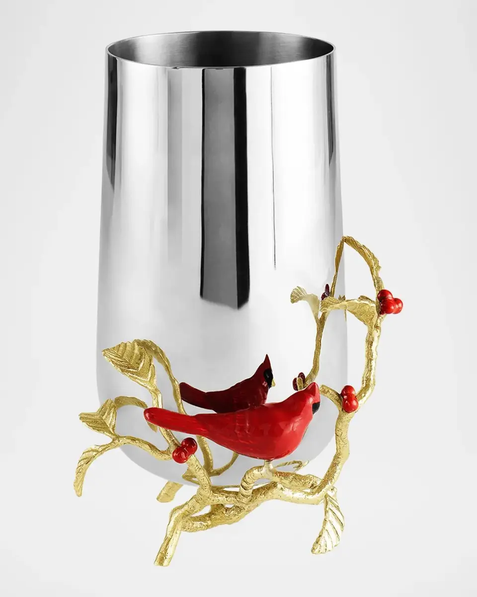 Michael Aram Cardinal Medium Vase | Thumbnail 3 Michael Aram Cardinal Medium Vase | Thumbnail 3