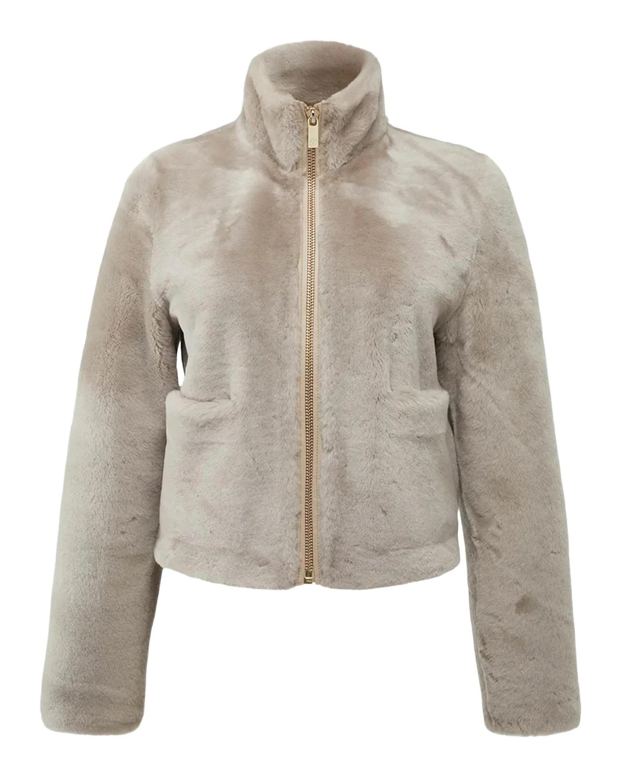 Gorski Merino Shearling Lamb Zip Jacket