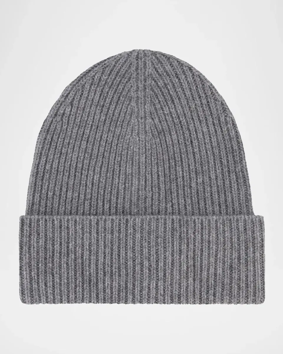 Gorski Men's Ribbed Cashmere Beanie | Thumbnail 2