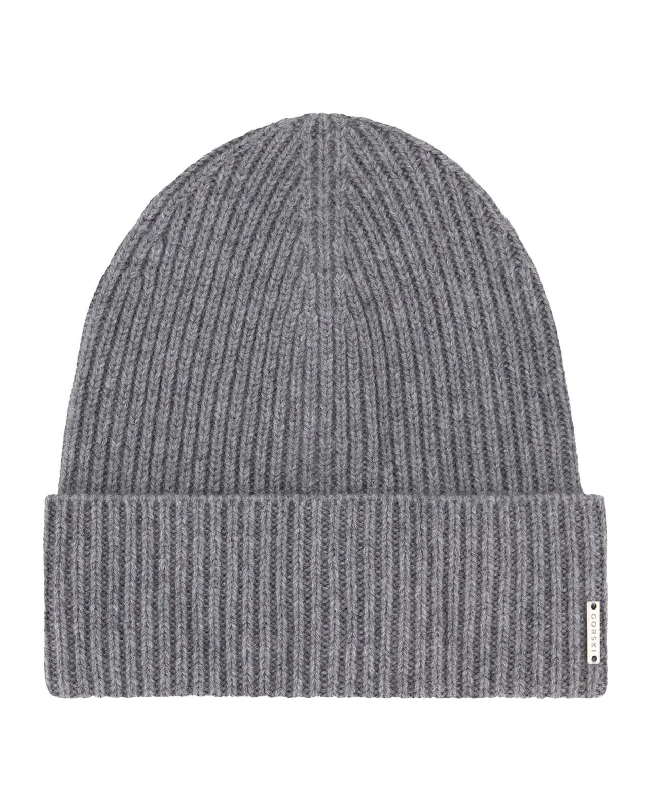 Men's Ribbed Cashmere Beanie