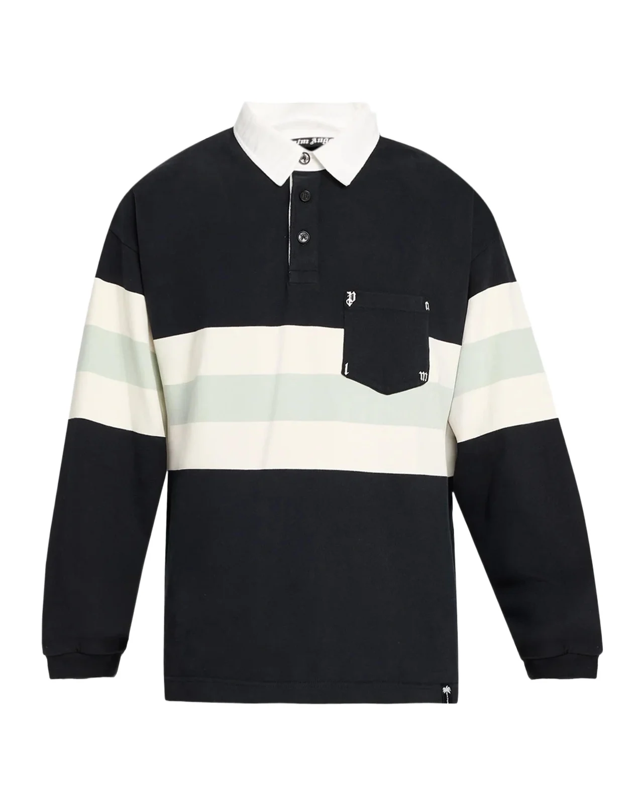 Men's Palm Type Cotton Polo Shirt