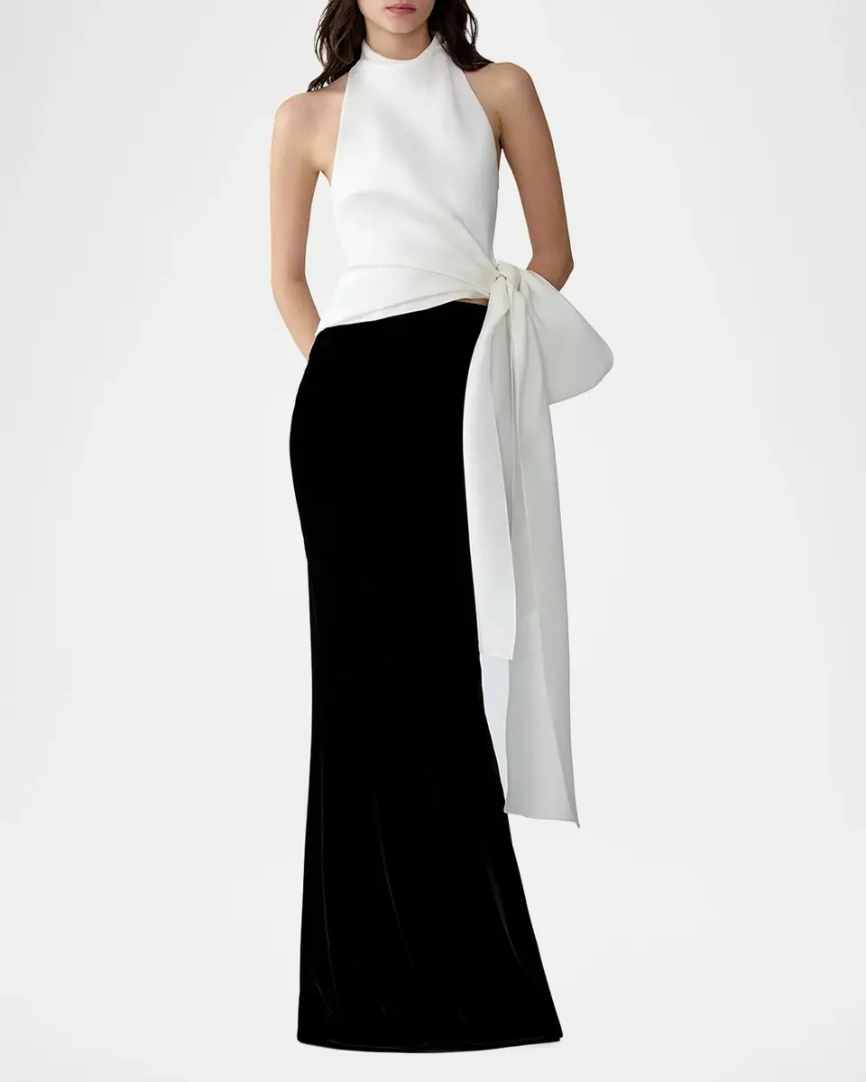 Carolina Herrera Halter Top with Bow | Thumbnail 2 Carolina Herrera Halter Top with Bow | Thumbnail 2