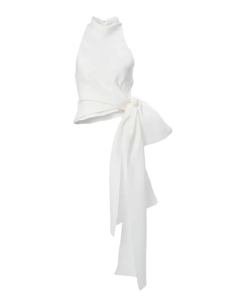 Carolina Herrera Halter Top with Bow