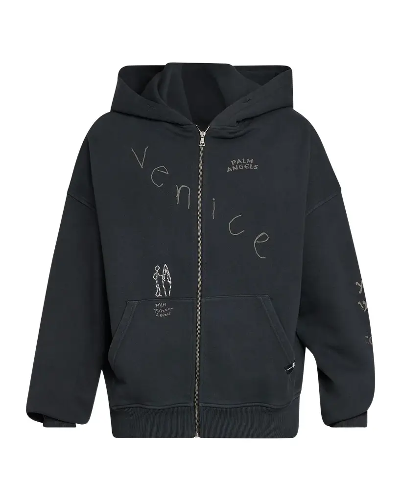 Men's Surfer Dream Loose Zip-Front Hoodie Men's Surfer Dream Loose Zip-Front Hoodie