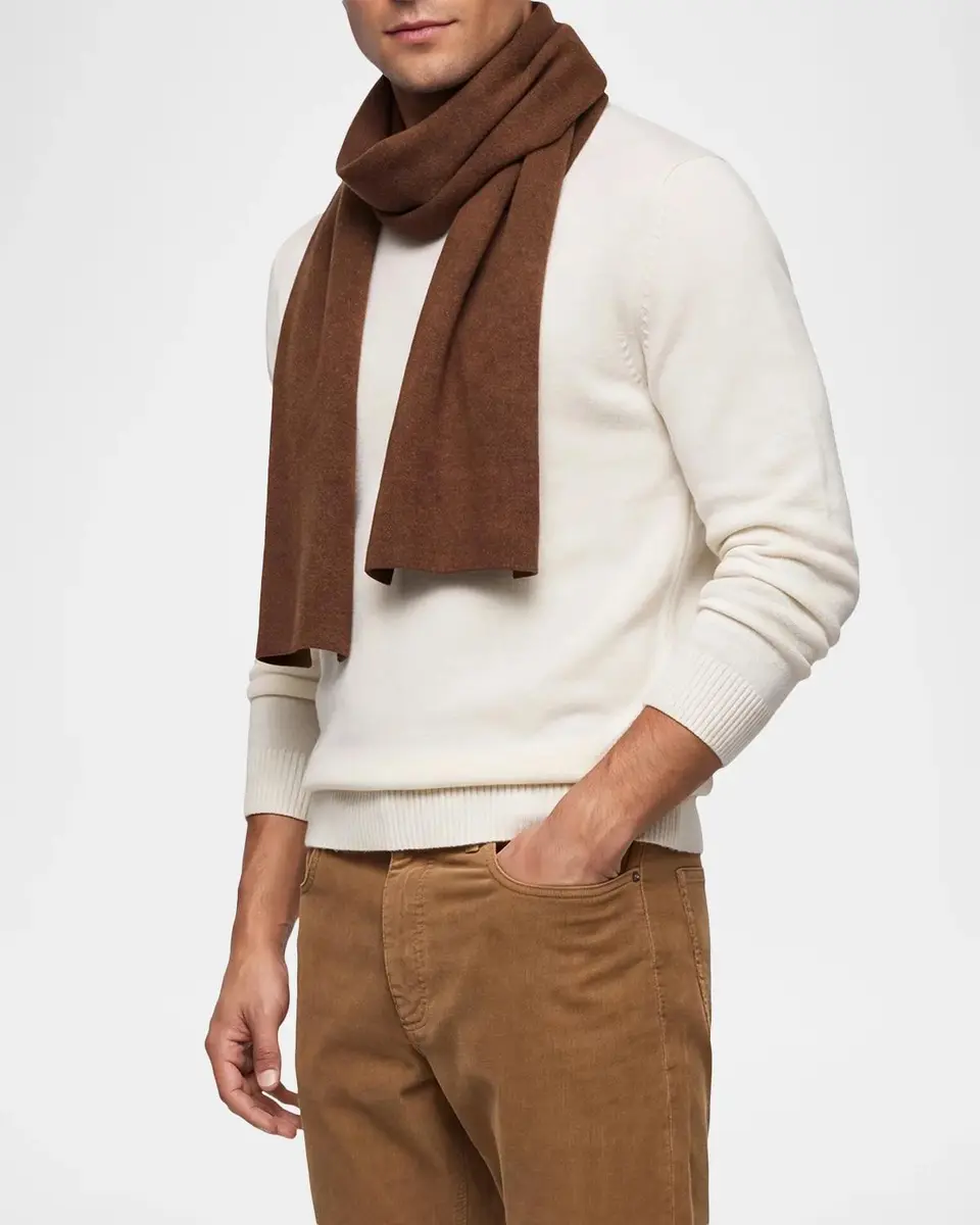 Gorski Men's Select Cashmere Scarf | Thumbnail 3 Gorski Men's Select Cashmere Scarf | Thumbnail 3