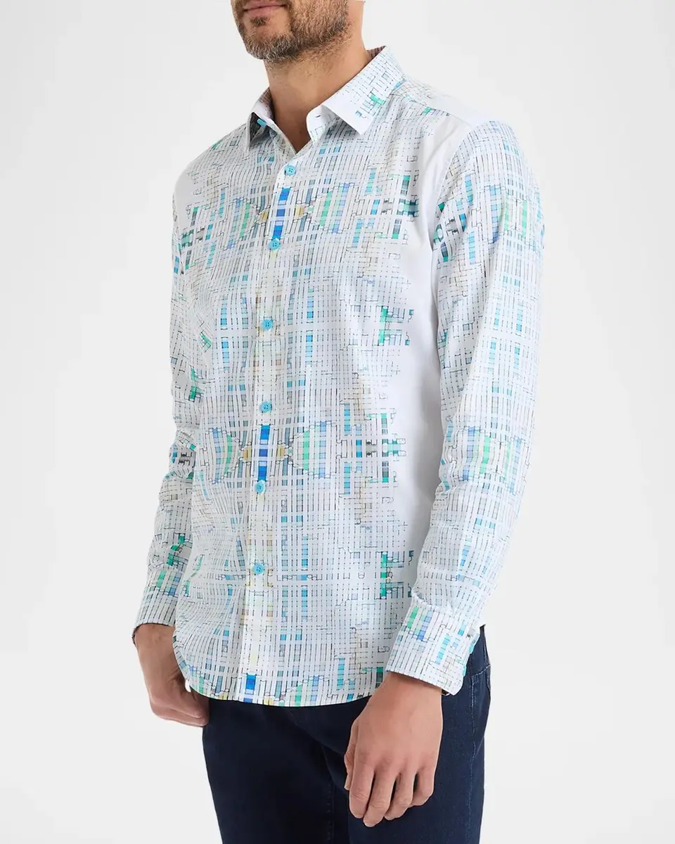 Robert Graham Men's Westhorpe Long-Sleeve Button-Front Shirt | Thumbnail 6 Robert Graham Men's Westhorpe Long-Sleeve Button-Front Shirt | Thumbnail 6