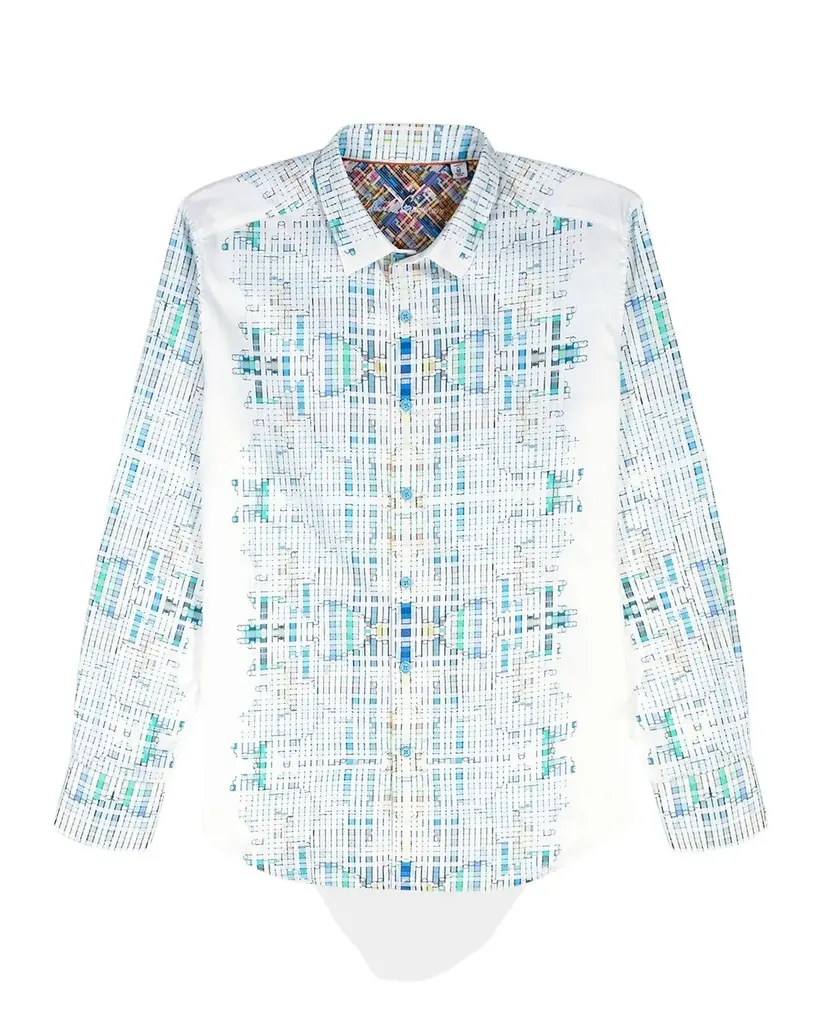 Robert Graham Men's Westhorpe Long-Sleeve Button-Front Shirt