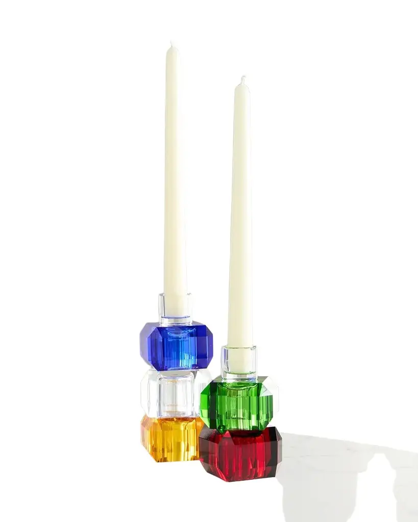 Tizo Crystal Glass Stackable Candleholder