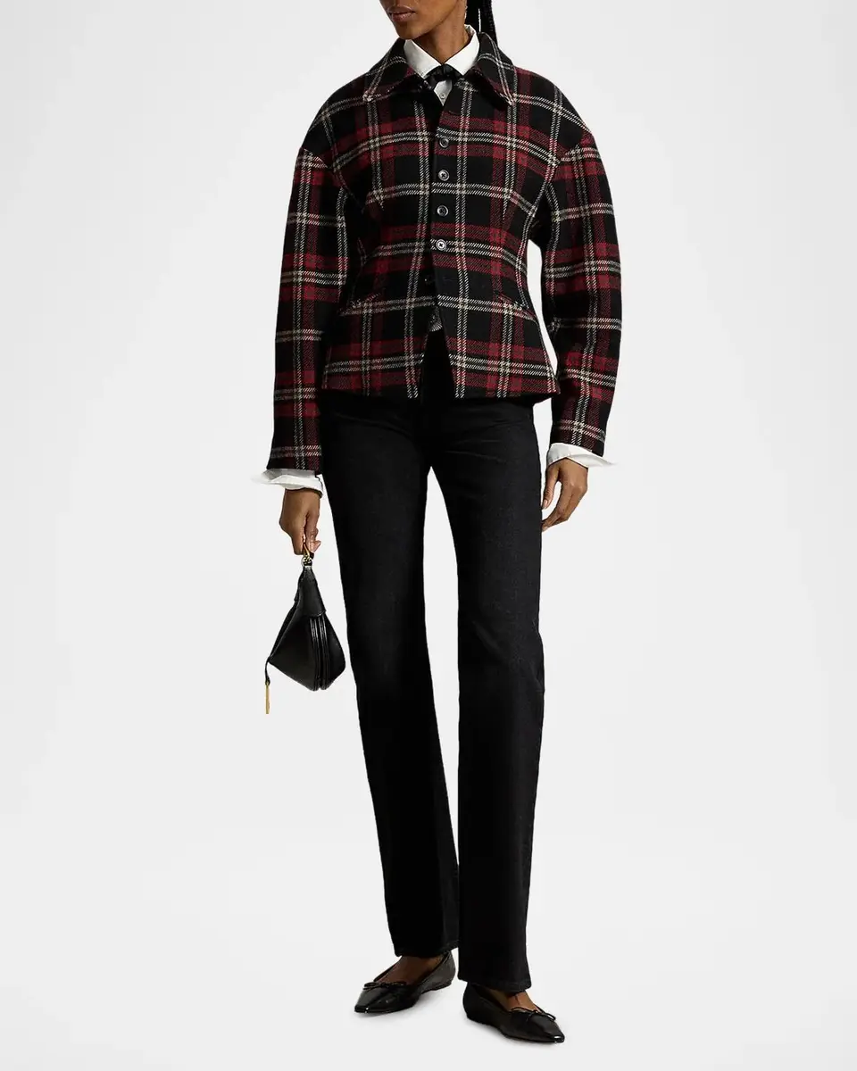 Polo Ralph Lauren Plaid Wool-Blend Tweed Jacket | Thumbnail 2 Polo Ralph Lauren Plaid Wool-Blend Tweed Jacket | Thumbnail 2