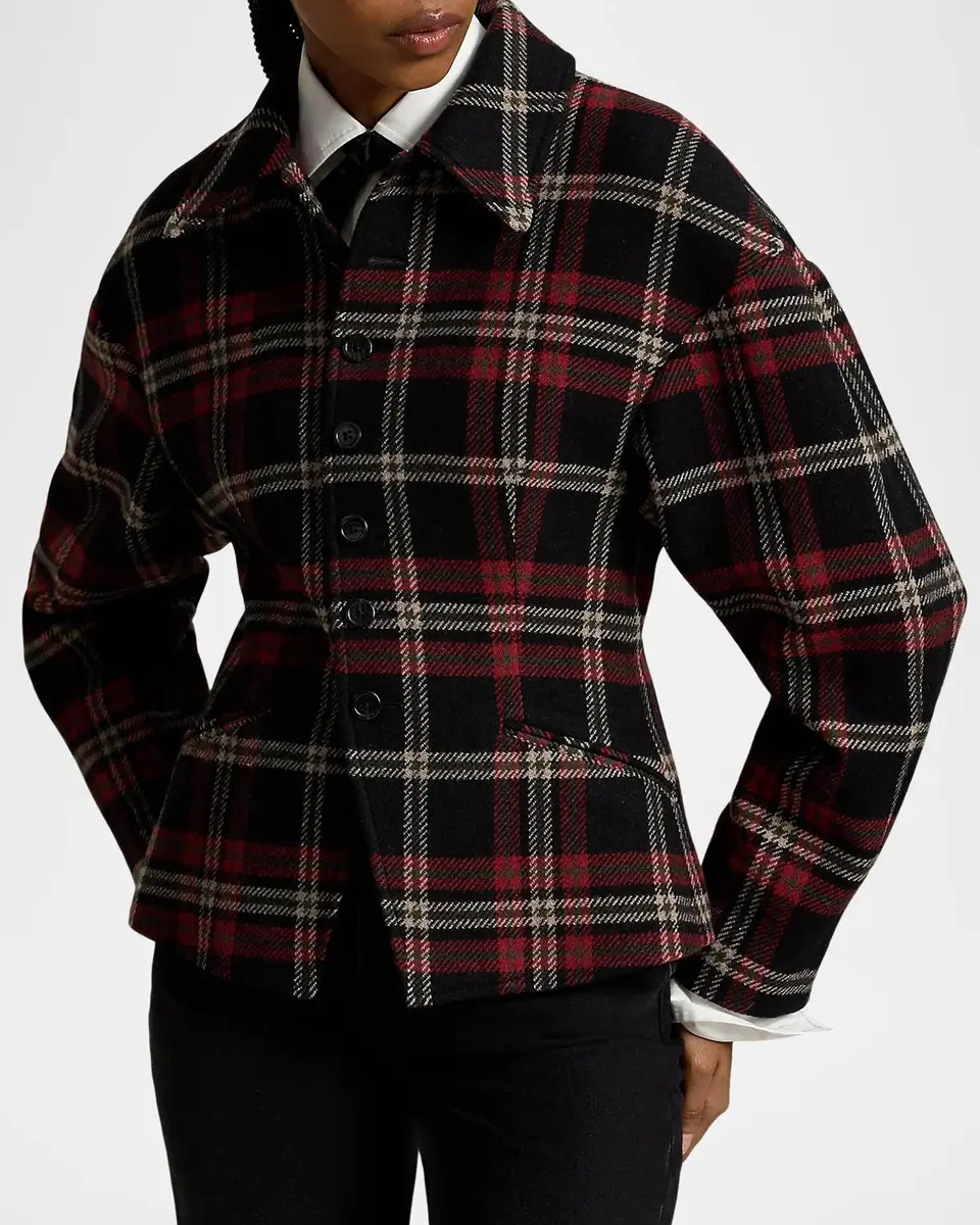 Polo Ralph Lauren Plaid Wool-Blend Tweed Jacket | Thumbnail 4 Polo Ralph Lauren Plaid Wool-Blend Tweed Jacket | Thumbnail 4
