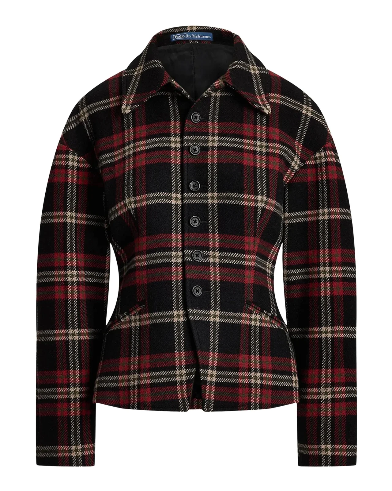 Plaid Wool-Blend Tweed Jacket