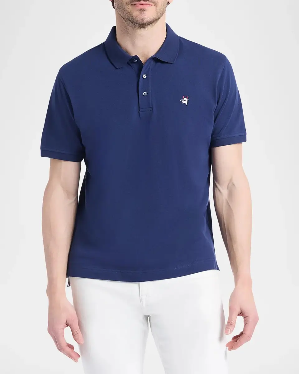 Robert Graham Men's Devil Short-Sleeve Polo Shirt | Thumbnail 3 Robert Graham Men's Devil Short-Sleeve Polo Shirt | Thumbnail 3