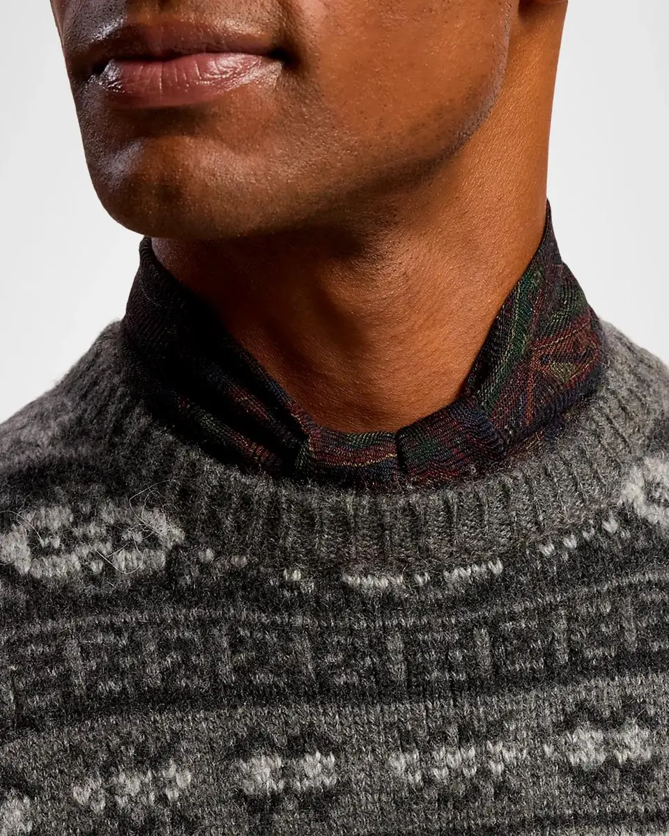 Polo Ralph Lauren Paisley Wool-Silk Scarf | Thumbnail 3 Polo Ralph Lauren Paisley Wool-Silk Scarf | Thumbnail 3
