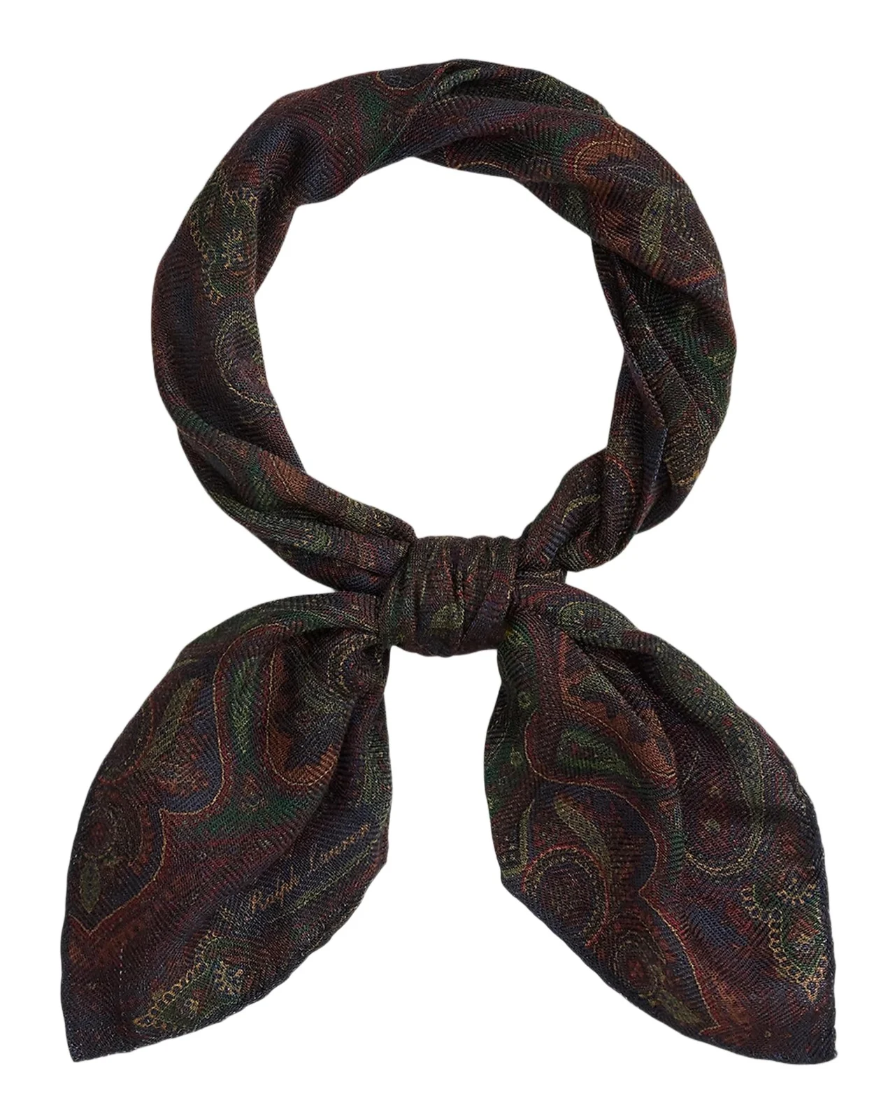 Paisley Wool-Silk Scarf Paisley Wool-Silk Scarf