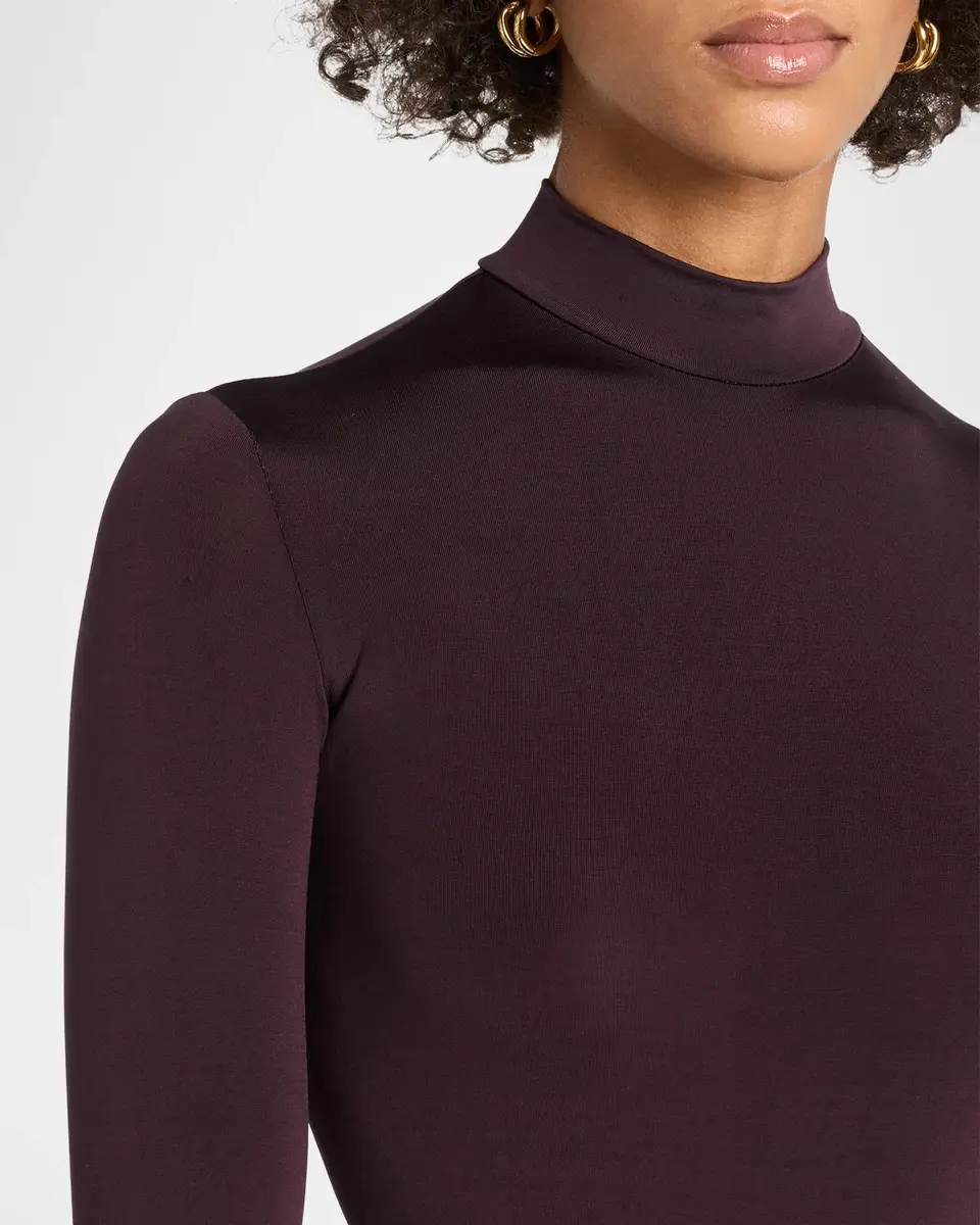 Lapointe Mock-Neck Jersey Long-Sleeve Bodysuit | Thumbnail 5 Lapointe Mock-Neck Jersey Long-Sleeve Bodysuit | Thumbnail 5