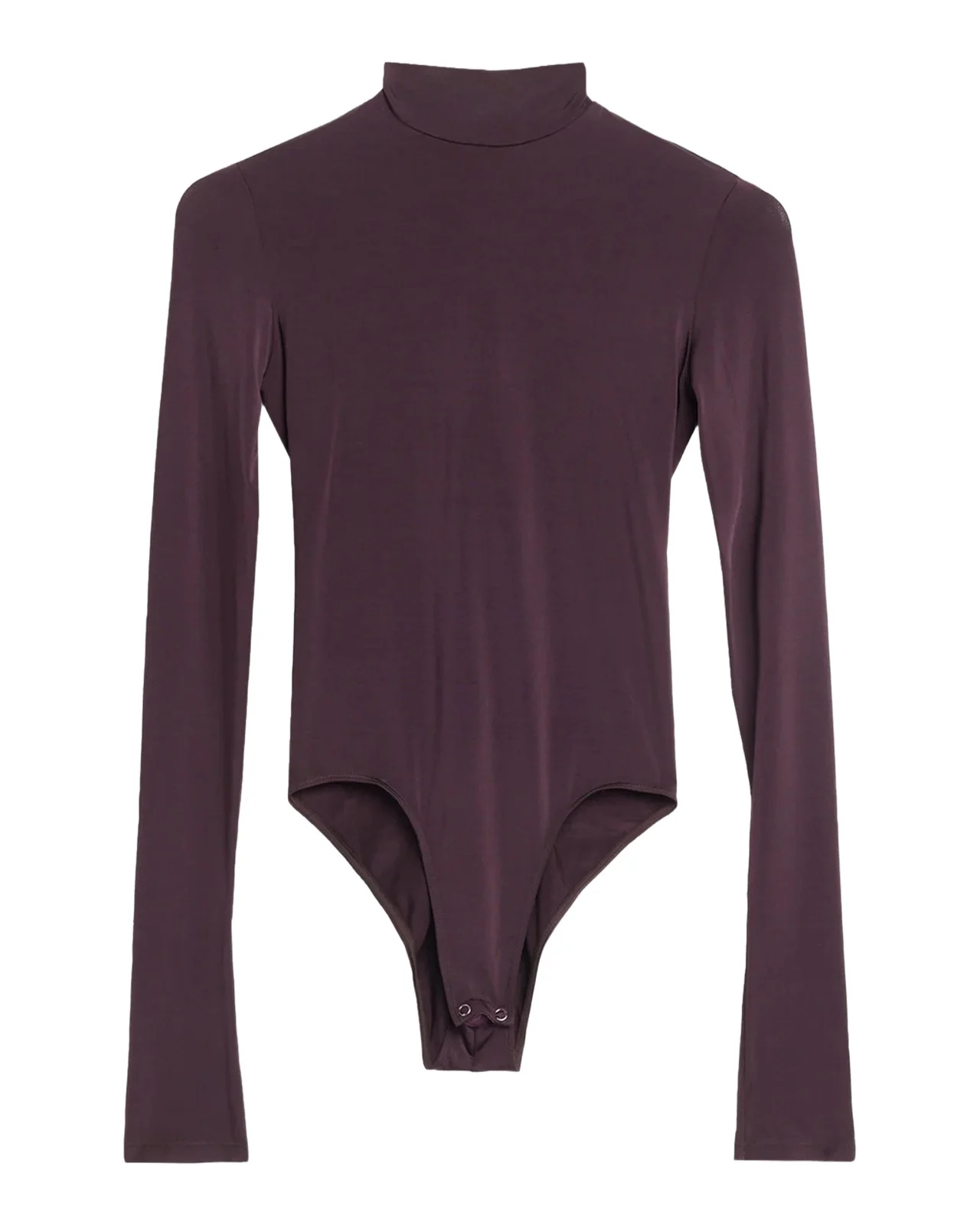 Lapointe Mock-Neck Jersey Long-Sleeve Bodysuit