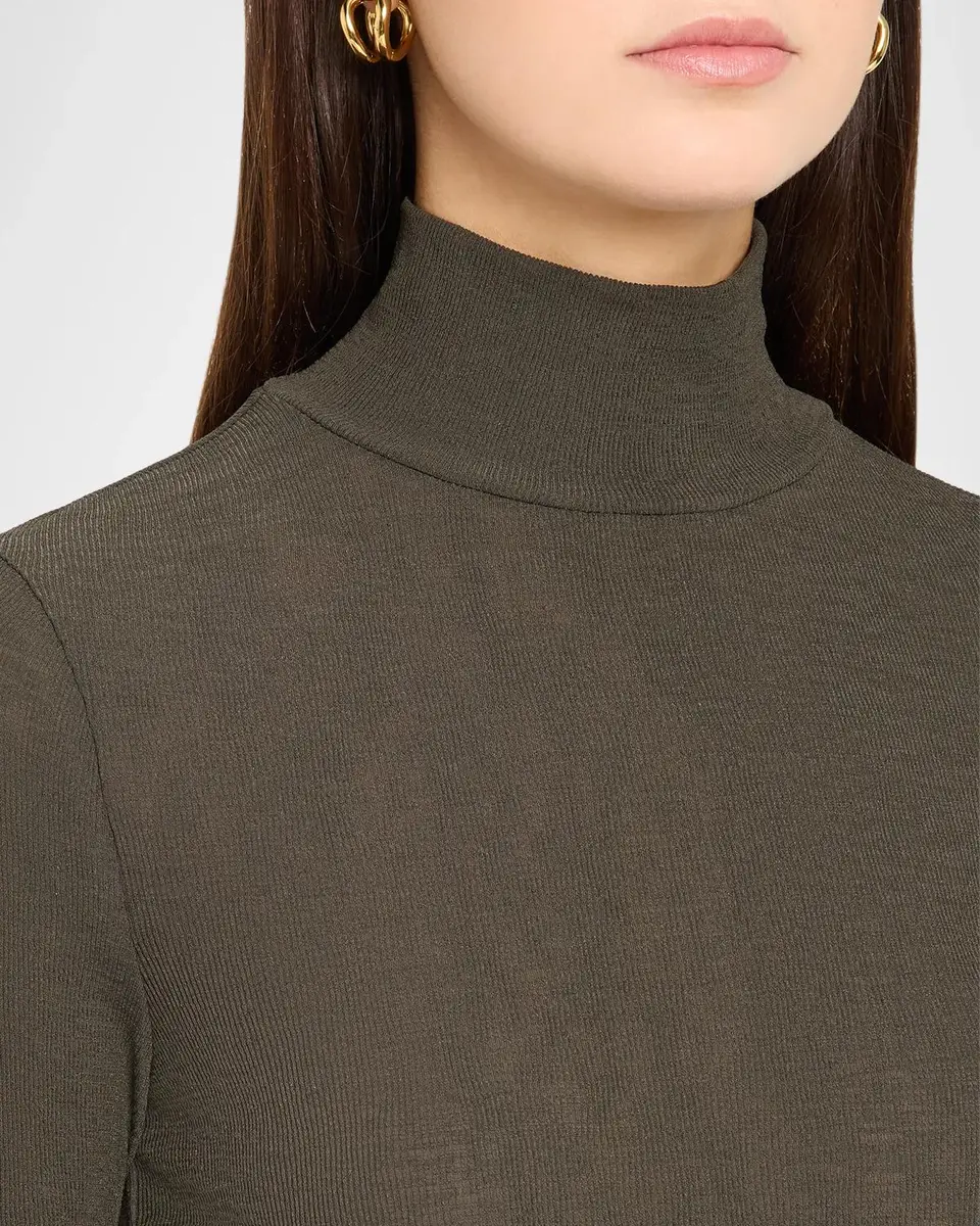 Veronica Beard Wyeth Ribbed Turtleneck Top | Thumbnail 5 Veronica Beard Wyeth Ribbed Turtleneck Top | Thumbnail 5