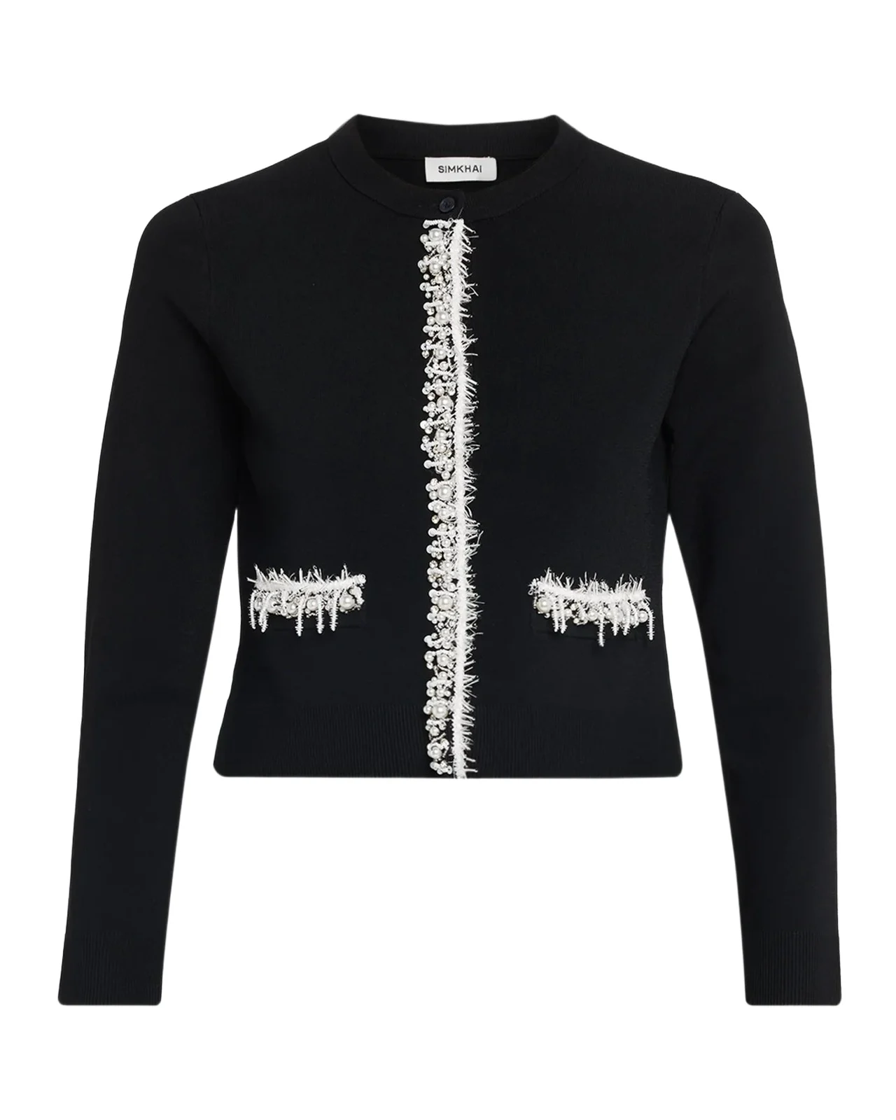 Violette Imitation-Pearl Cardigan Violette Imitation-Pearl Cardigan