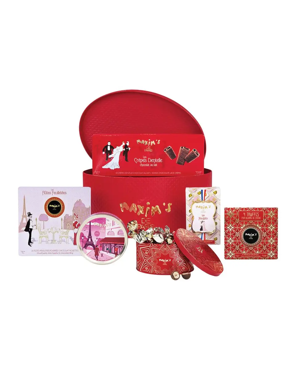 Maxim's de Paris Carousel de Paris French Hatbox Gift Box | Thumbnail 3