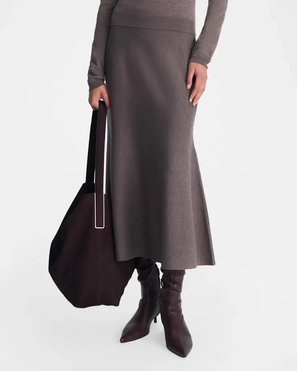 Simkhai Atwood Merino Wool Mermaid Midi Skirt | Thumbnail 4 Simkhai Atwood Merino Wool Mermaid Midi Skirt | Thumbnail 4