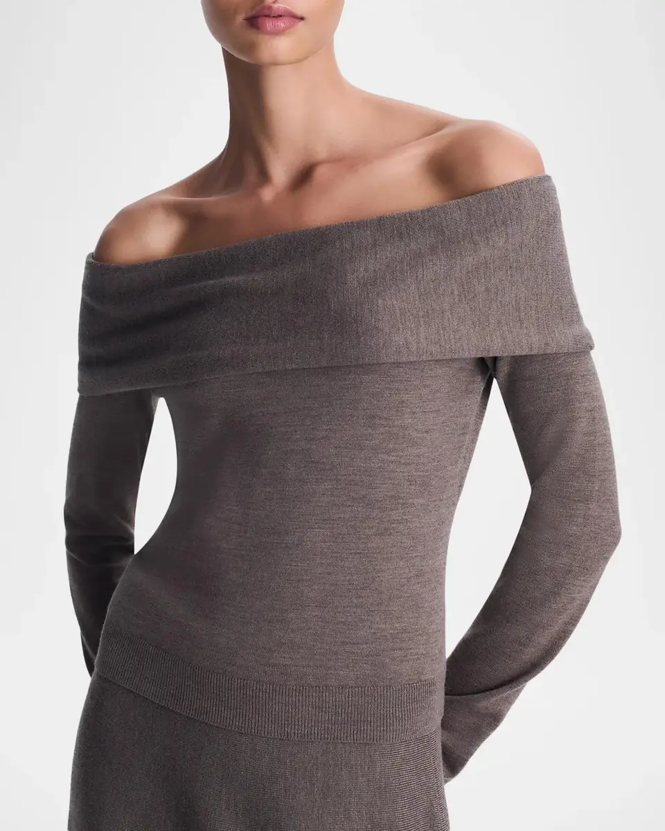 Simkhai Atwood Merino Wool Mermaid Midi Skirt | Thumbnail 5 Simkhai Atwood Merino Wool Mermaid Midi Skirt | Thumbnail 5