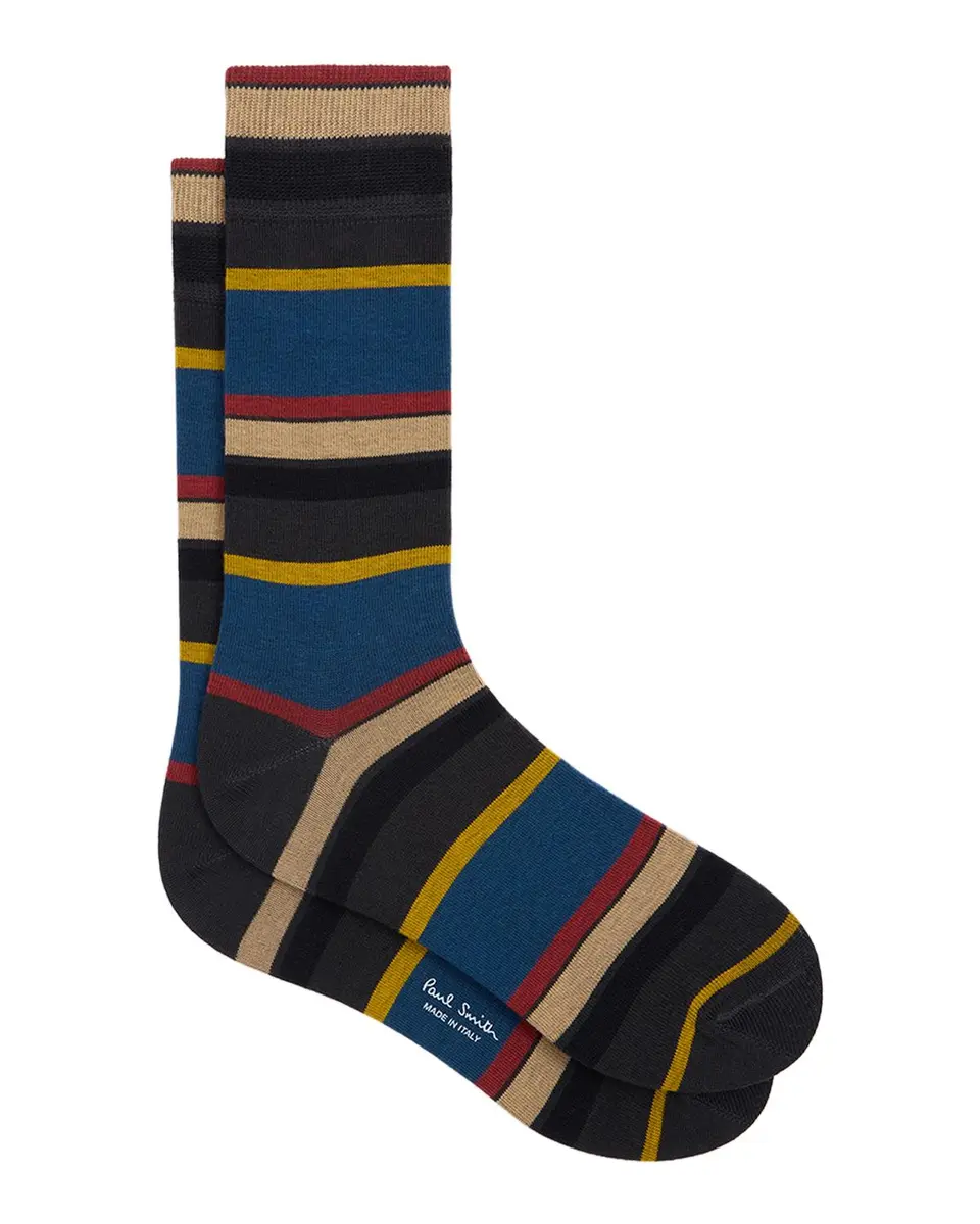 Paul Smith Men's Multi-Stripe Crew Socks | Thumbnail 3