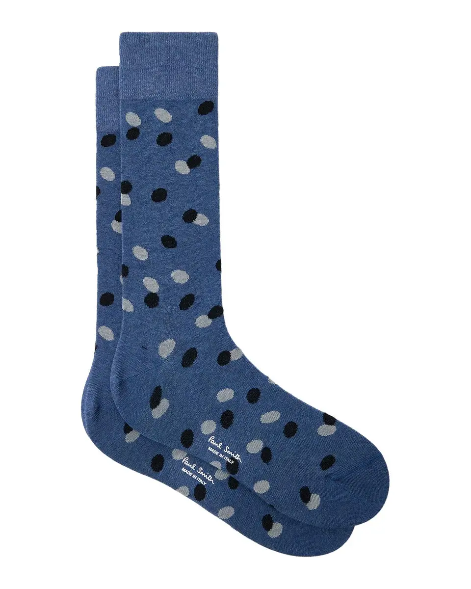 Paul Smith Men's Shadow Polka Dot Crew Socks | Thumbnail 3 Paul Smith Men's Shadow Polka Dot Crew Socks | Thumbnail 3