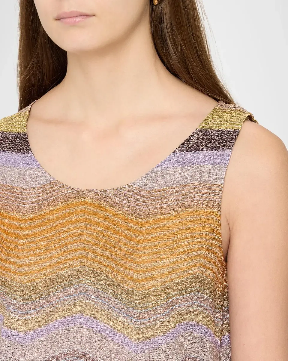 Missoni Metallic Chevron Sleeveless Top | Thumbnail 5
