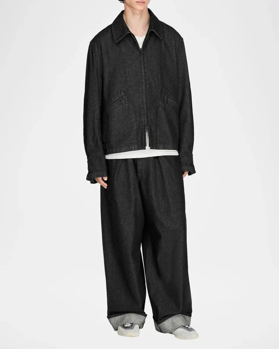 Y-3 Men's Denim Blouson Jacket | Thumbnail 2 Y-3 Men's Denim Blouson Jacket | Thumbnail 2