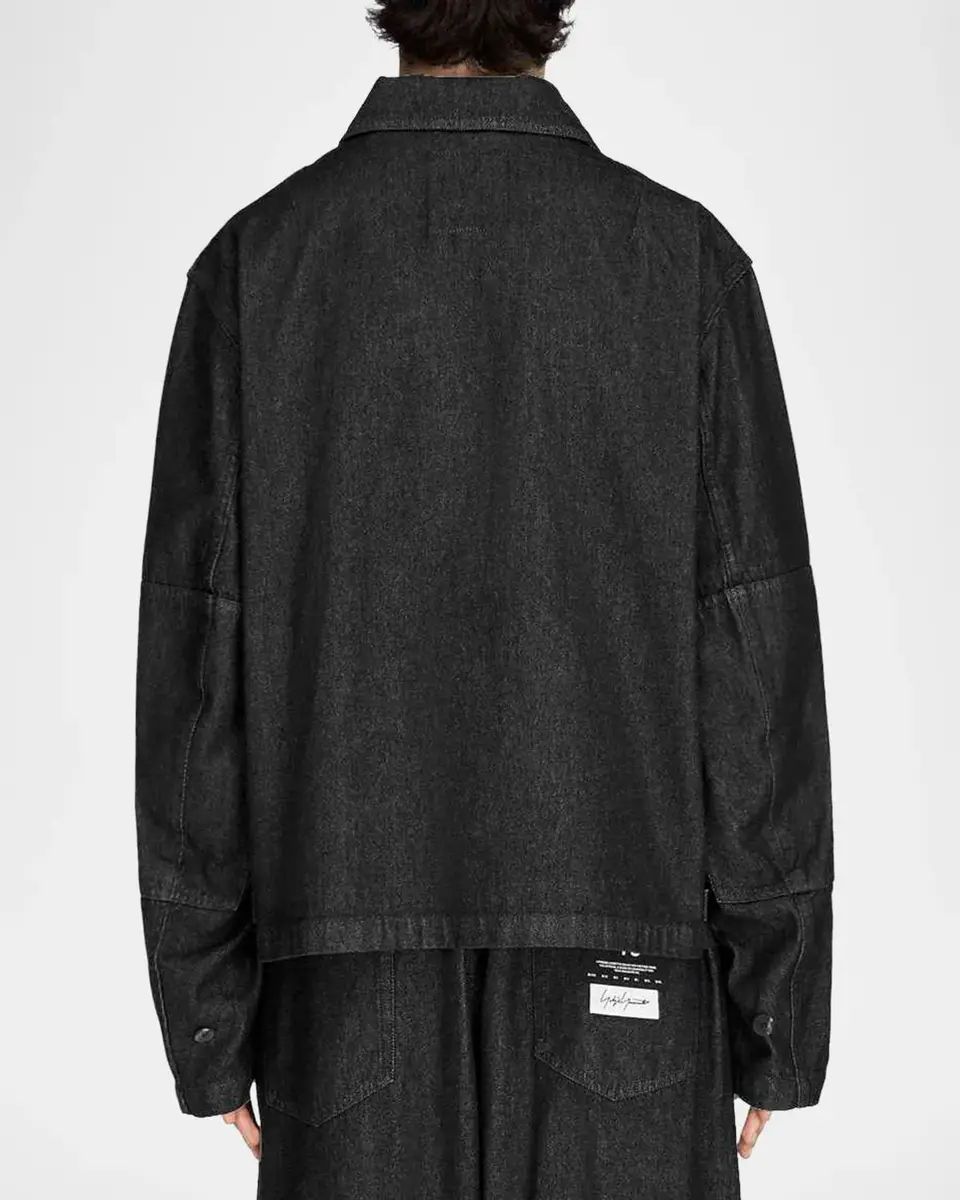 Y-3 Men's Denim Blouson Jacket | Thumbnail 3 Y-3 Men's Denim Blouson Jacket | Thumbnail 3