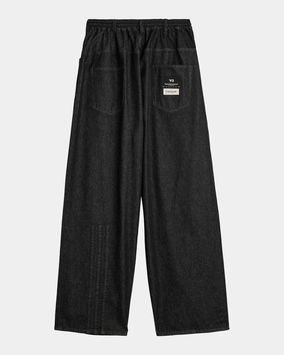 Y-3 Men's Relaxed Drawstring Denim Pants | Thumbnail 2 Y-3 Men's Relaxed Drawstring Denim Pants | Thumbnail 2