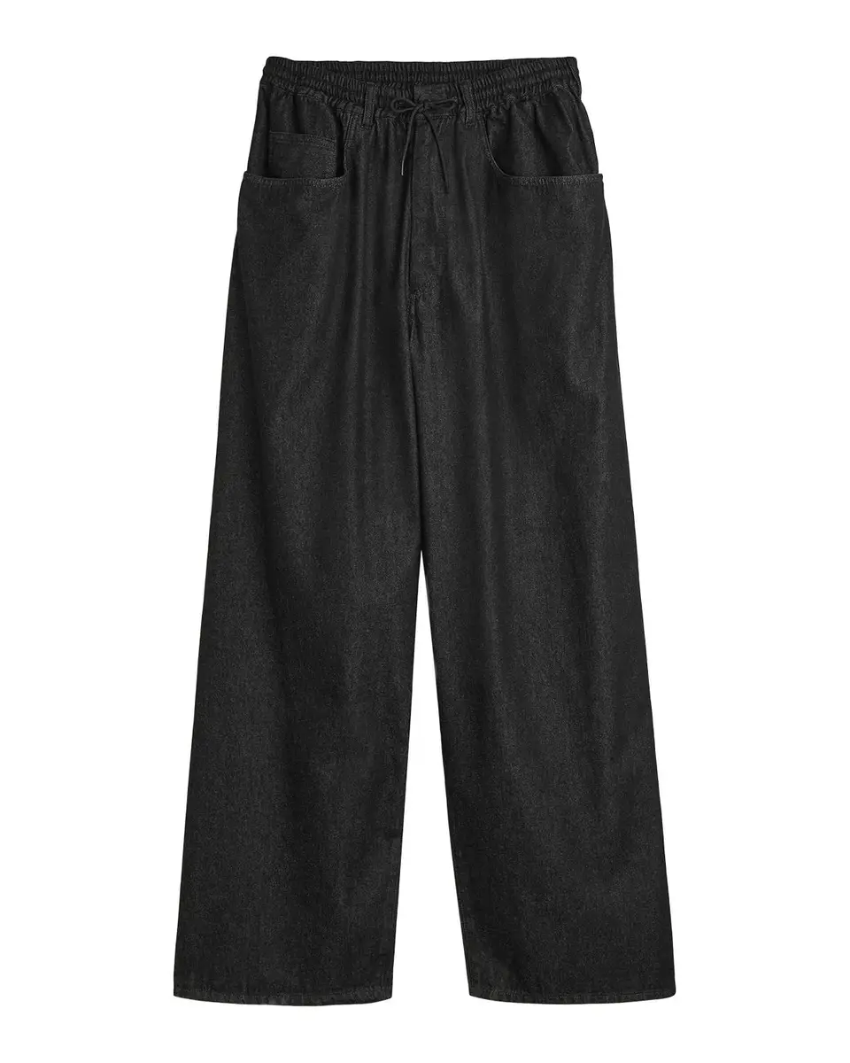 Y-3 Men's Relaxed Drawstring Denim Pants | Thumbnail 3 Y-3 Men's Relaxed Drawstring Denim Pants | Thumbnail 3