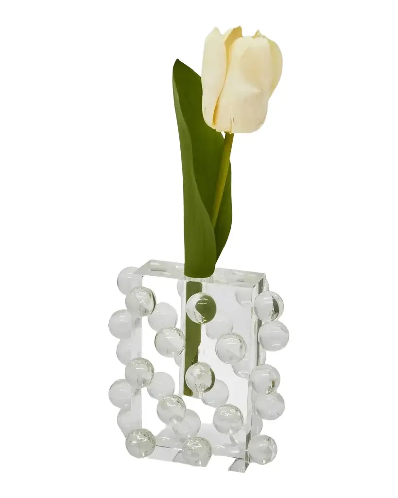 Beaded Glass Vase Beaded Glass Vase