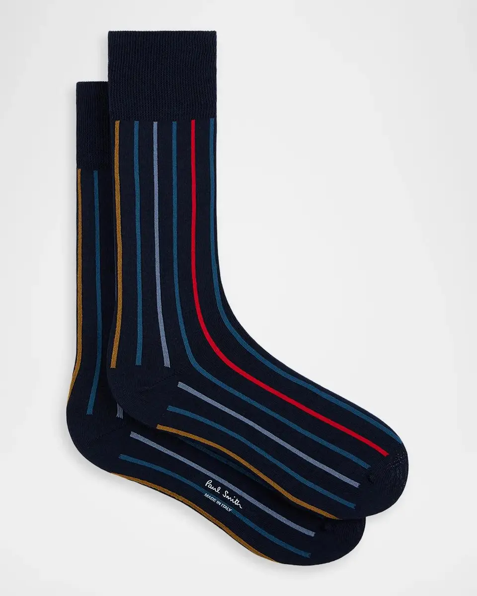 Paul Smith 3-Pack Striped Cotton-Blend Socks | Thumbnail 3 Paul Smith 3-Pack Striped Cotton-Blend Socks | Thumbnail 3